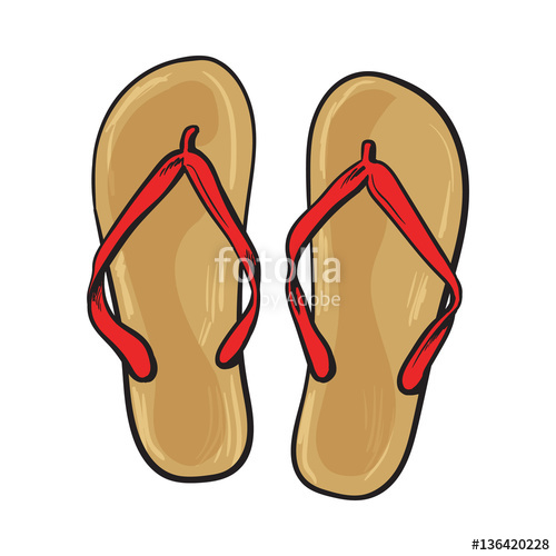 Slipper Sketch at PaintingValley.com | Explore collection of Slipper Sketch