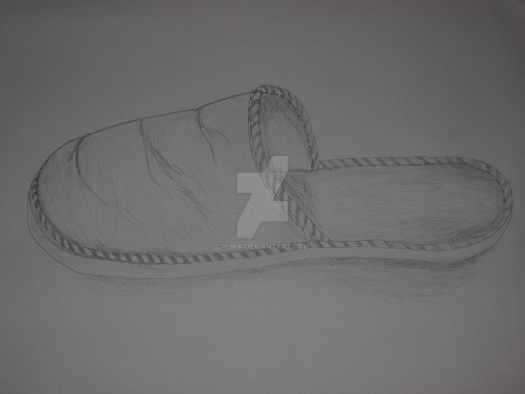 1032x774 Slipper Sketch By J N X - Slipper Sketch