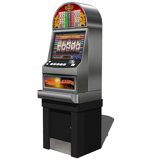512x512 Casino Slot Machine 3d Model - Slot Machine Sketch