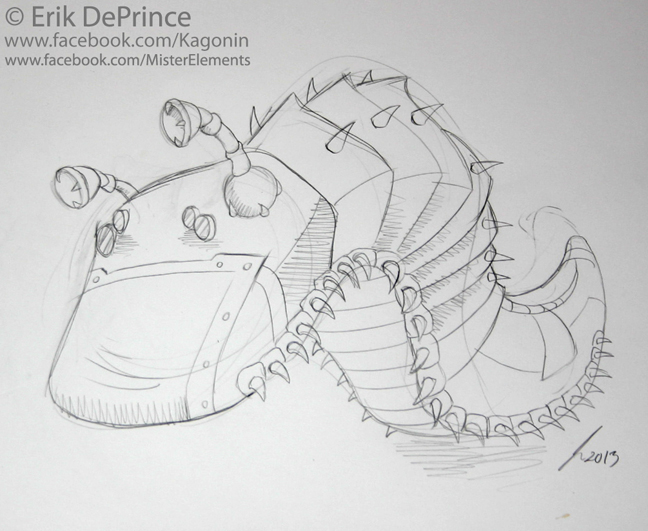 648x531 Kagonin Tech Slug Sketch By Erikdeprince - Slug Sketch