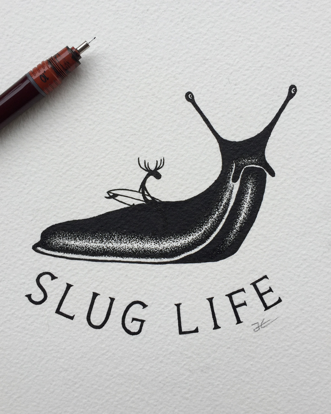 1080x1351 Slug Life Jonas Claesson - Slug Sketch