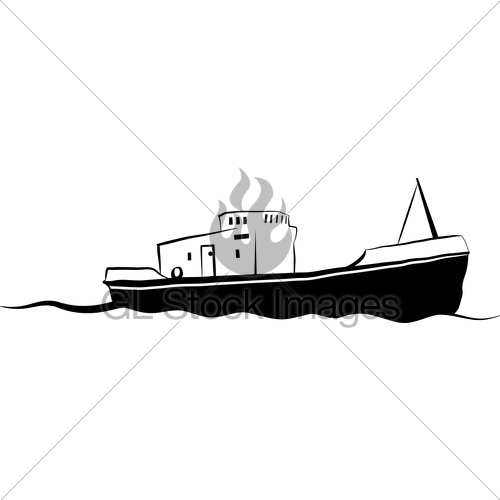 500x500 Small Fishing Boat Gl Stock Images - Small Boat Sketch