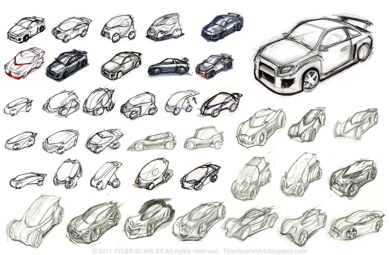 Small Car Sketch at Explore collection of Small