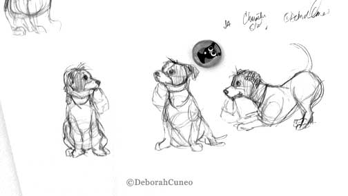 504x284 Drawn To Picture Books Sketch Playcharacter Development By - Small Dog Sketch