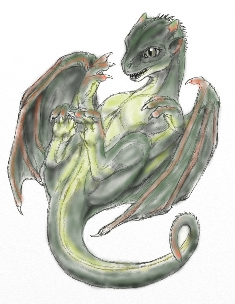 768x994 Small Dragon 25a In Color By S Ta S - Small Dragon Sketch