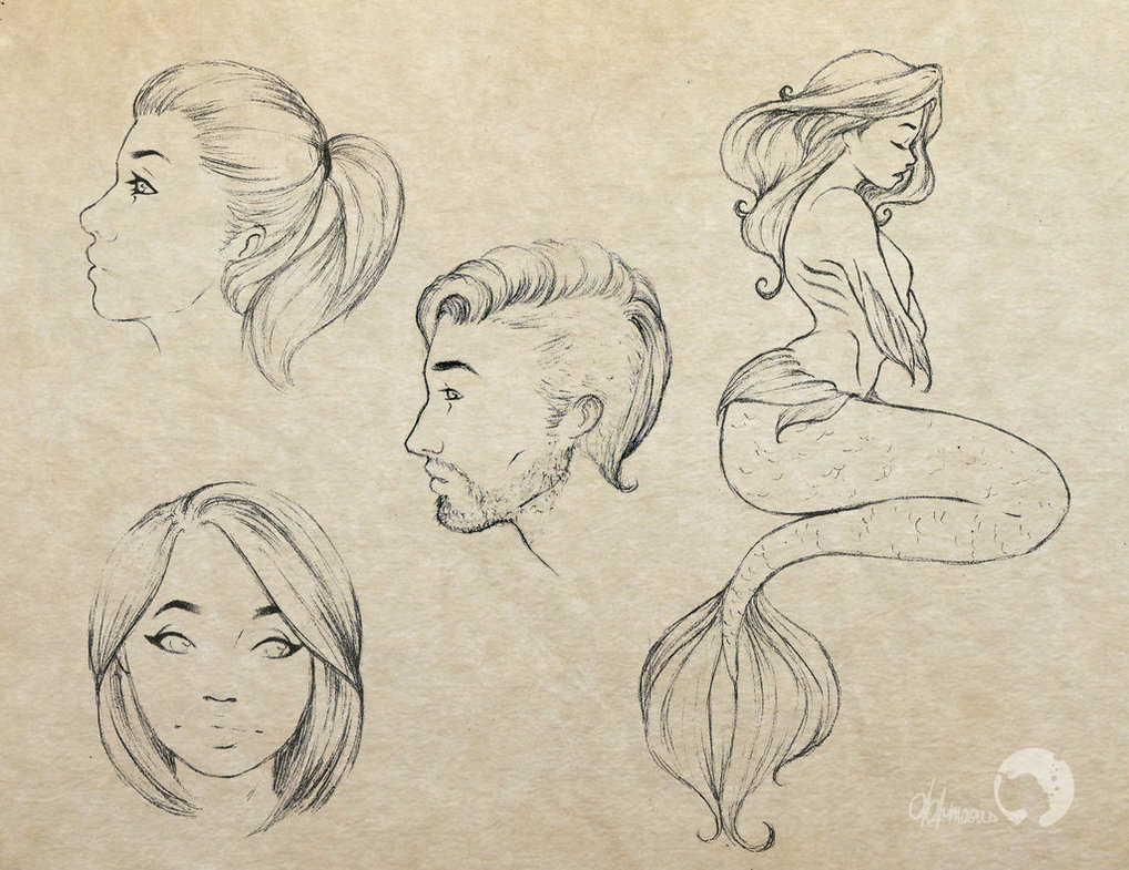 1018x785 Small Sketches By Bloop205 - Small Sketches