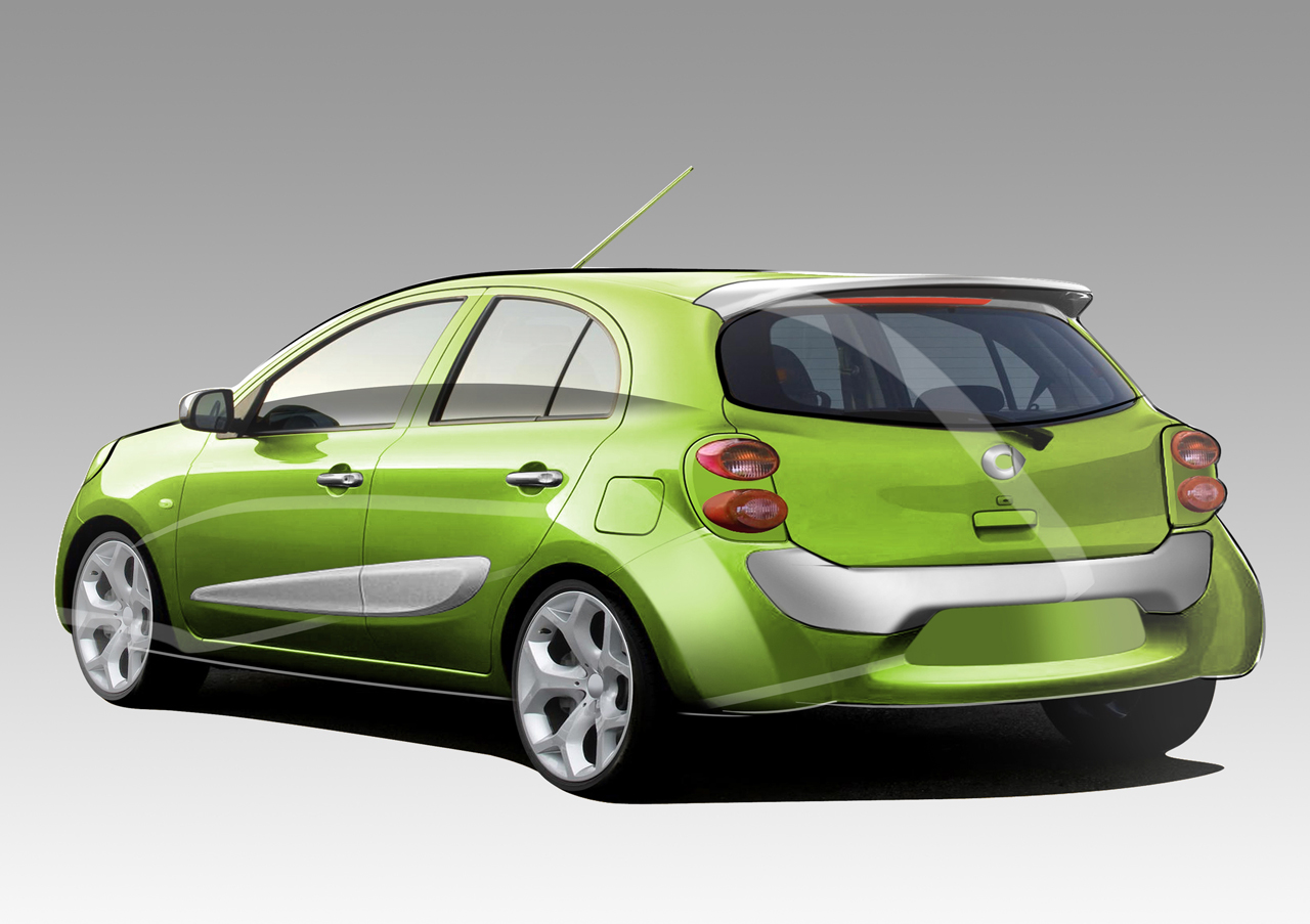 1280x903 New Nissansmart Small Car Sketch Photo Gallery - Smart Car Sketch