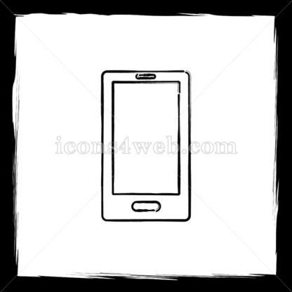 416x416 Smartphone Sketch Icon. - Smartphone Sketch