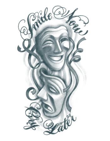 350x450 Products Tagged Cry Tattooednow! Ltd. - Smile Now Cry Later Sketches