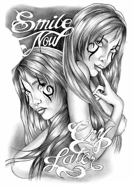 429x600 Smile Now Cry Later By Aries010 Redbubble - Smile Now Cry Later Sketches