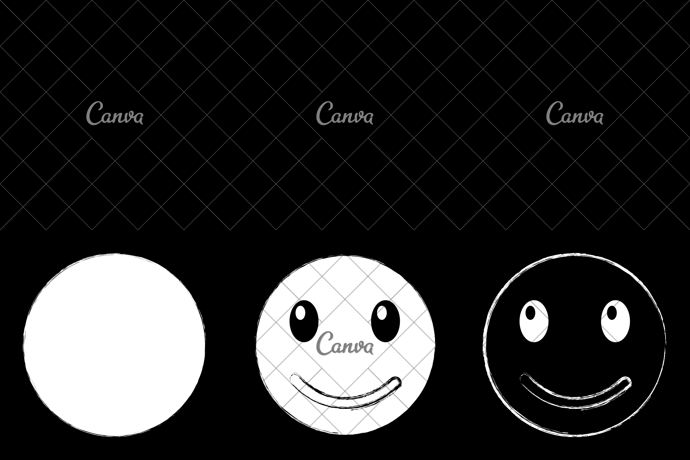 2400x1600 Happy Emoticon Face Sketch - Smiley Face Sketch