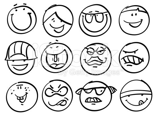 Smiley Faces Sketch at PaintingValley.com | Explore collection of Smiley Faces Sketch