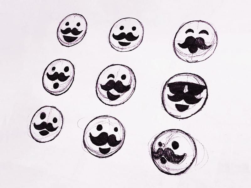 800x600 Smiley Face Expressions Ideas Sketch By Mathieu Jouhet - Smiley Sketch