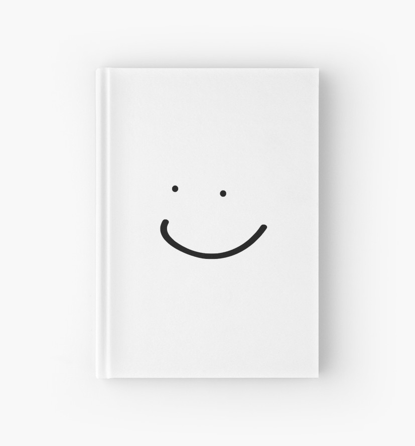 827x889 Smiley Sketch Hardcover Journals By Yellow Art Redbubble - Smiley Sketch