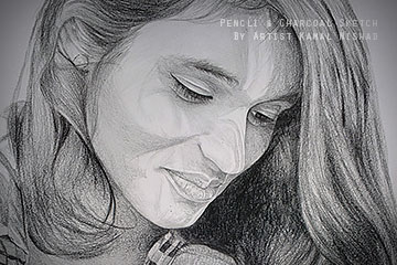 360x240 Kamal Nishad An Artist With Lots Of Colors And Ideas - Smiling Face Sketch