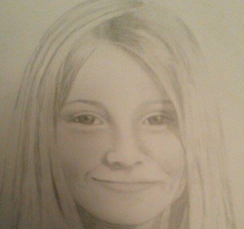 502x471 Smiling Girl Pencil Sketch Jillarte - Smiling Girl Sketch
