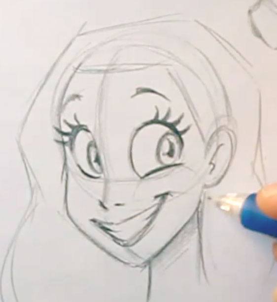 562x612 How To Draw A Smile In Super Easy Steps - Smiling Mouth Sketch