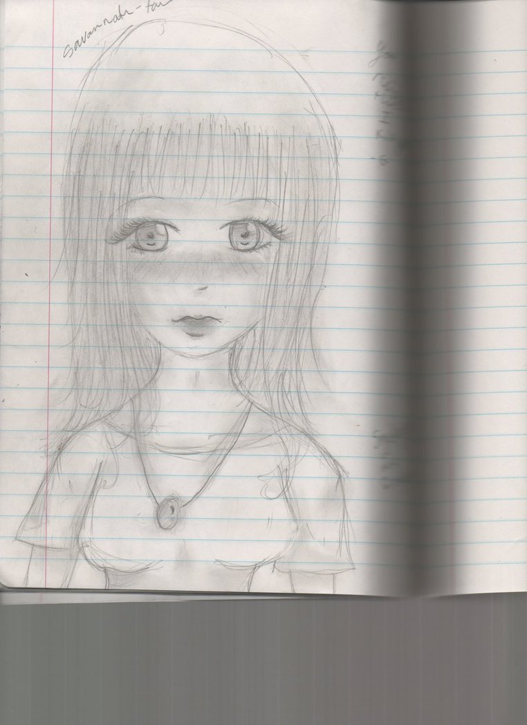 762x1048 Sava Chan Pencil Smudge Sketch By Savannah Tan - Smudge Sketch