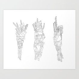 264x264 Smudge Art Prints Society6 - Smudge Sketch
