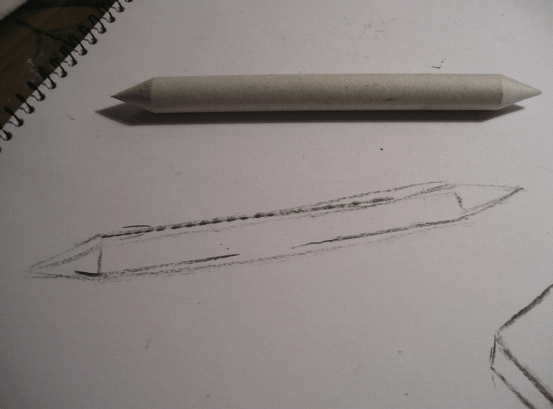 553x409 Drawing Objects Course, - Smudge Sketch