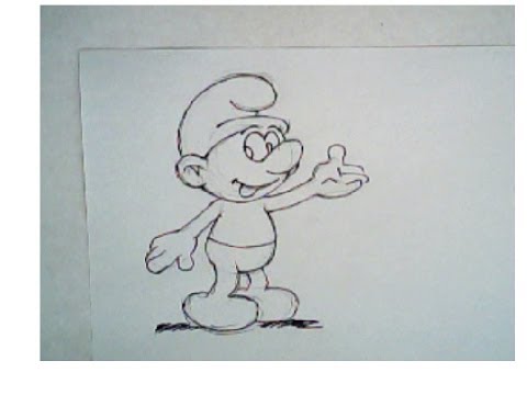 480x360 How To Draw Smurf (Drawing Tutorial) - Smurf Sketch