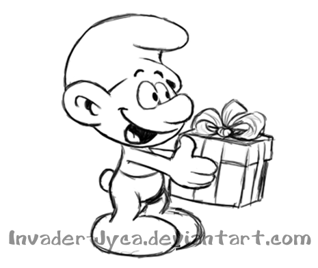 465x392 Sketch 10 - Smurf Sketch