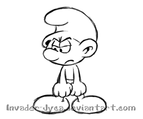 489x408 Sketch 11 - Smurf Sketch