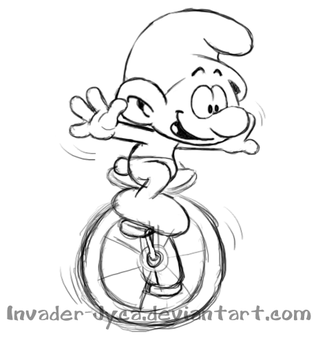 462x492 Sketch 72 - Smurf Sketch