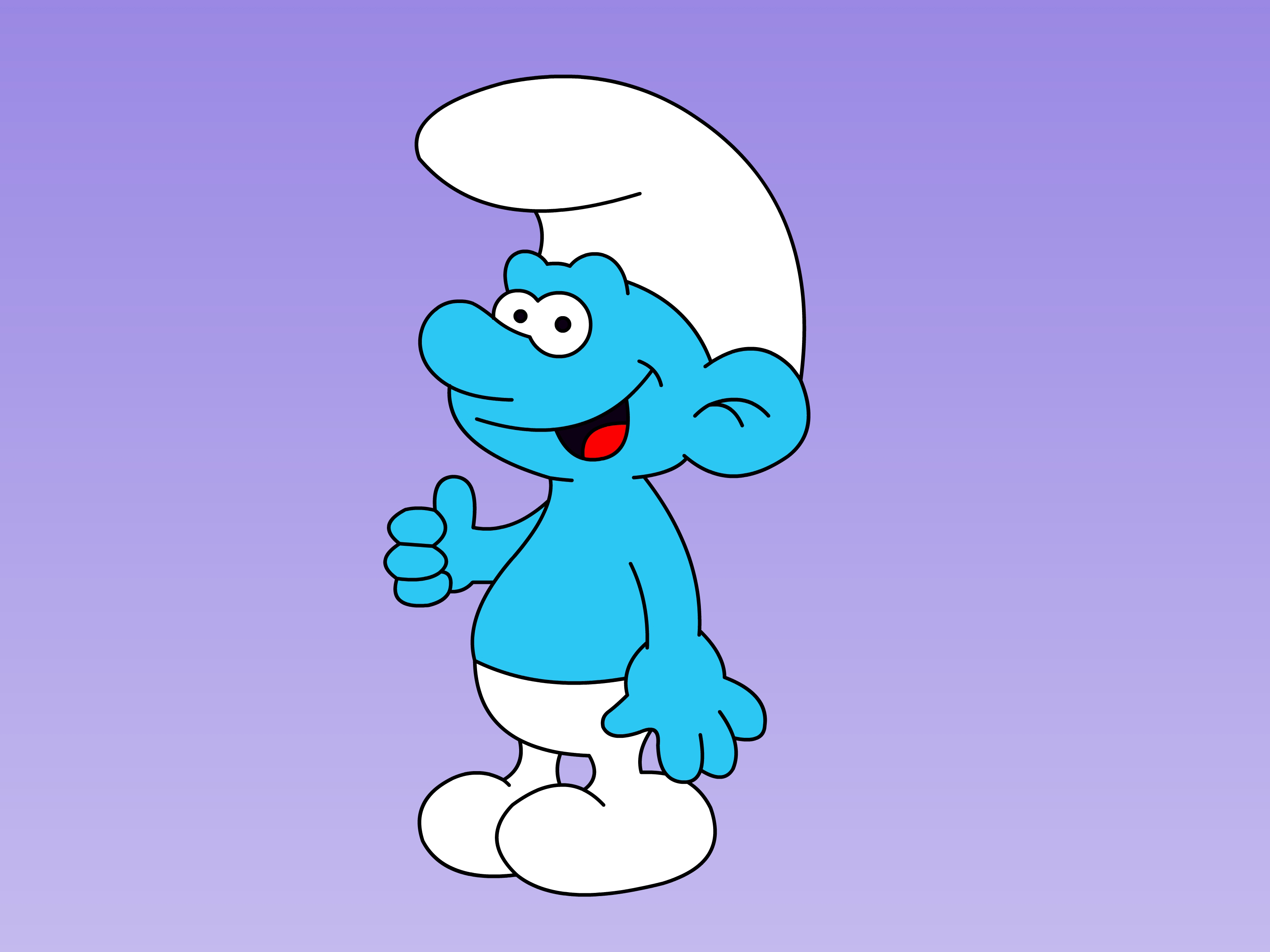 3200x2400 How To Draw A Smurf 10 Steps (With Pictures) - Smurf Sketch.