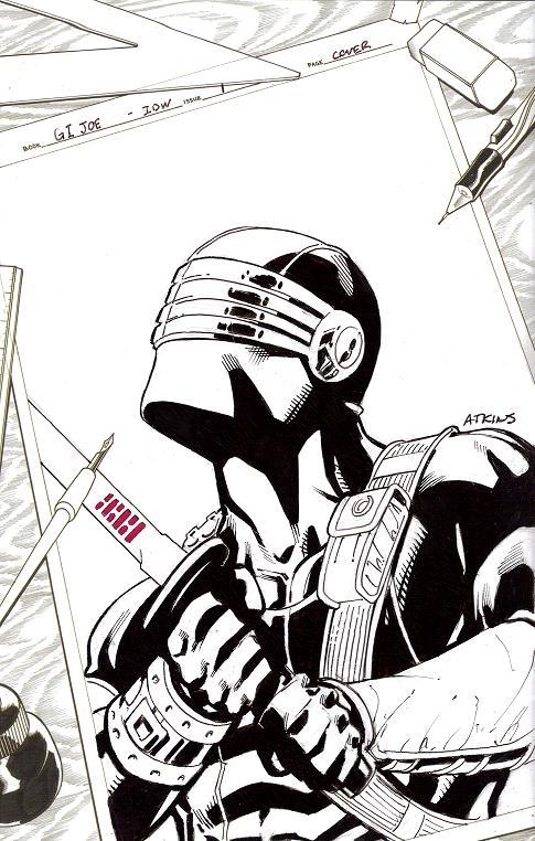 485x762 G.i. Joe - Snake Eyes Sketch