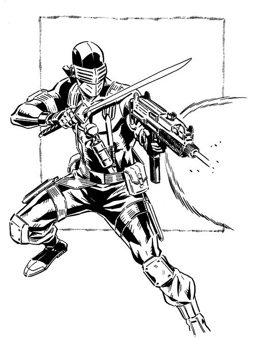 Snake Eyes Sketch at PaintingValley.com | Explore collection of Snake ...