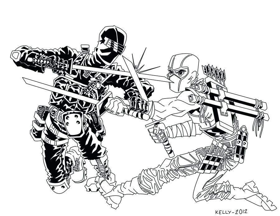 900x695 Snake Eyes Coloring Pages 2695136 - Snake Eyes Sketch