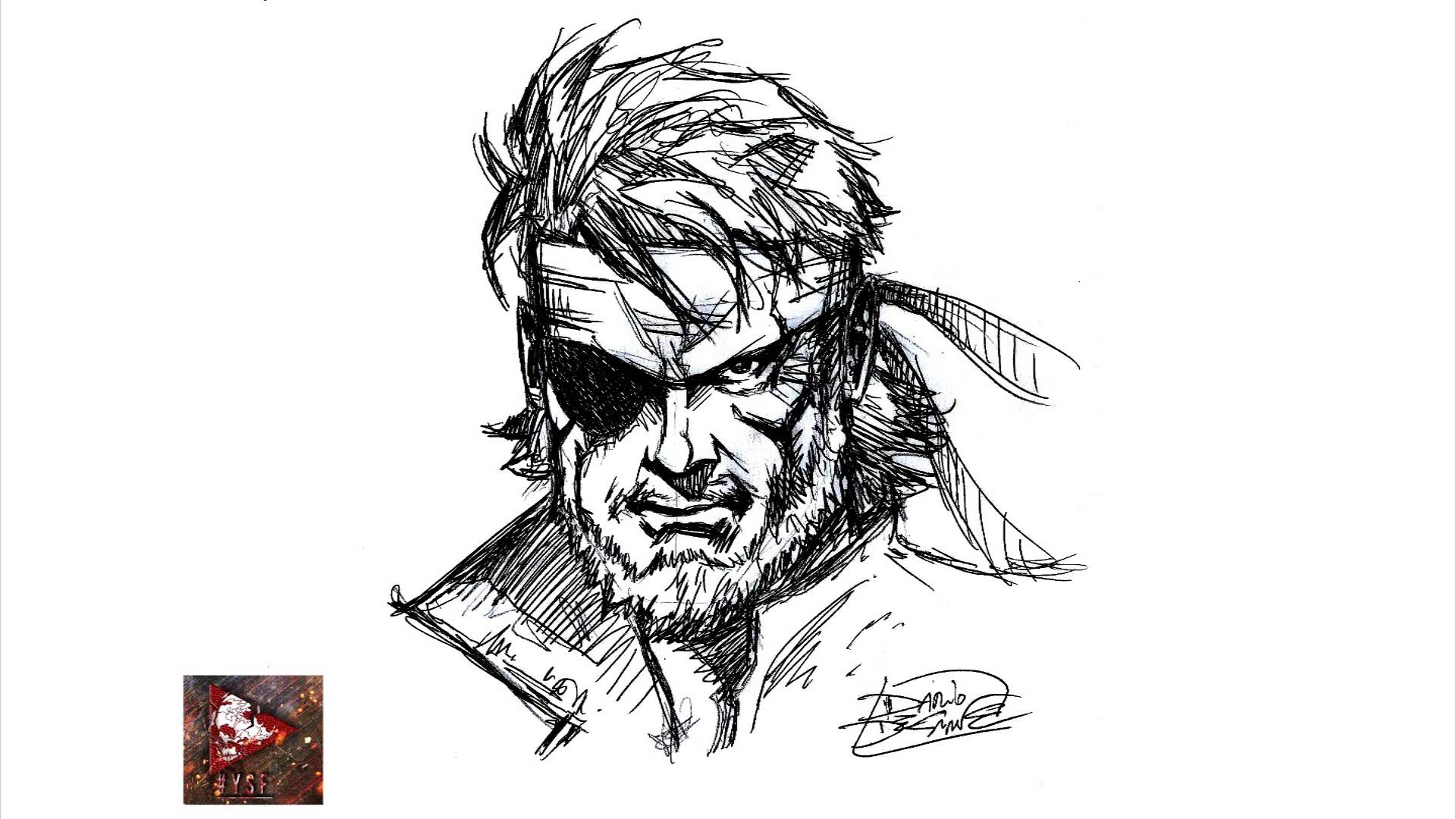 1920x1080 Solid Snake Drawing, Pencil, Sketch, Colorful, Realistic Art - Snake Pencil Sketch