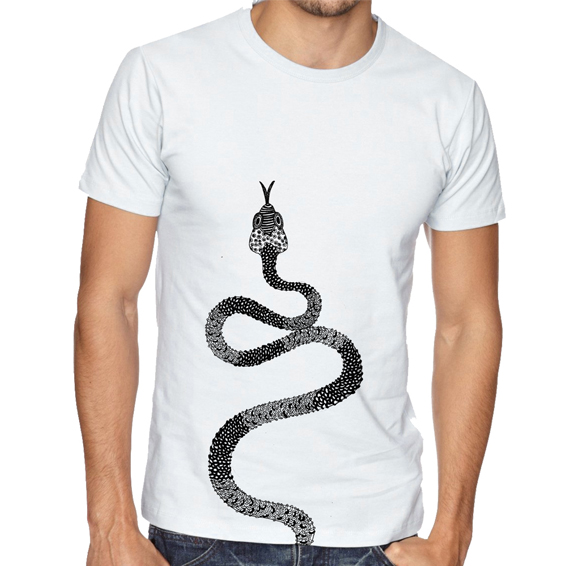 561x566 Snake Sketch On T Shirt - Snake Sketch Images