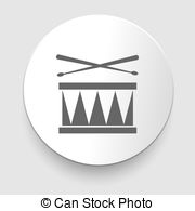 180x195 Snare Drum With Stick Sketch Icon For Web And Mobile. Hand Drawn - Snare Drum Sketch