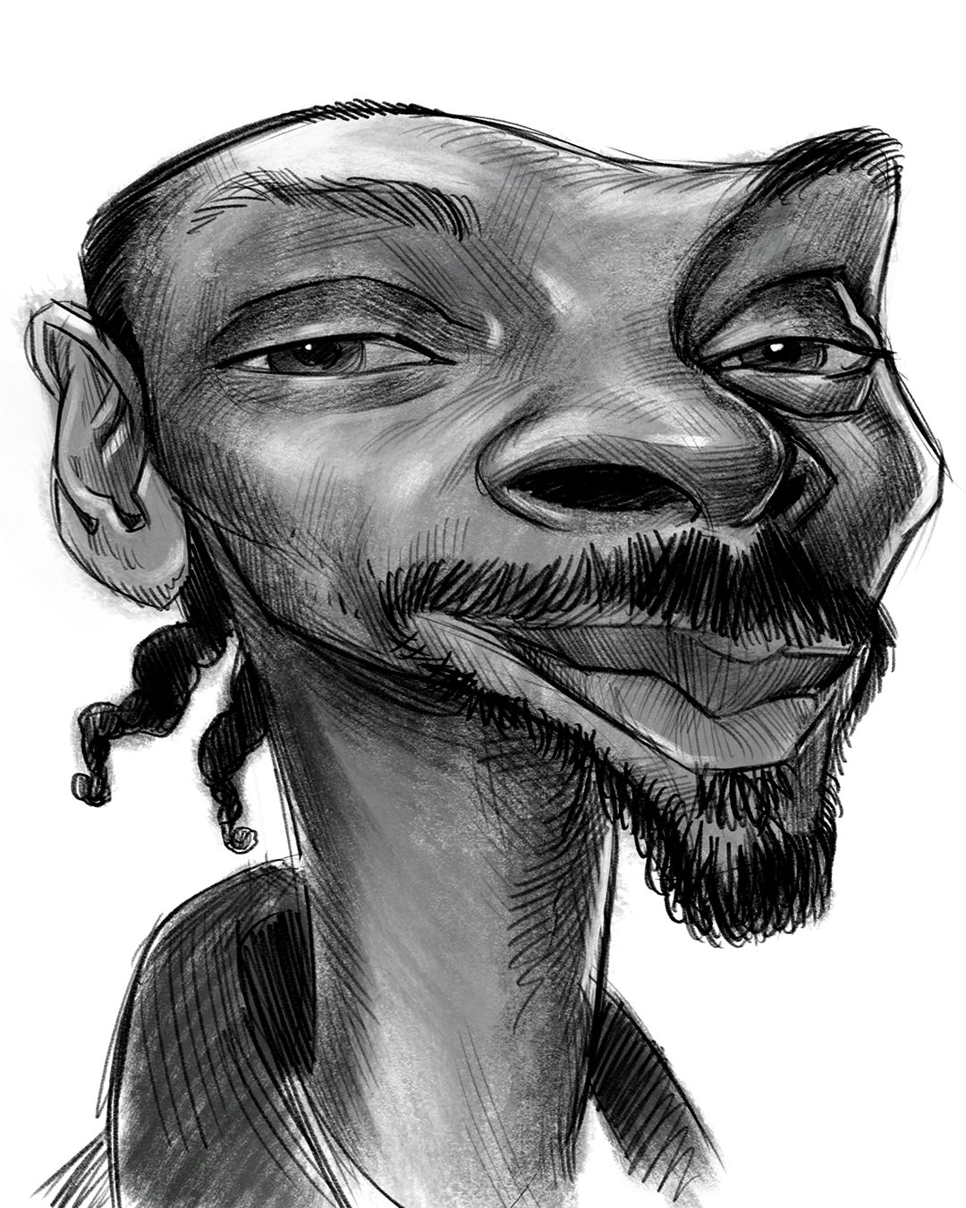 Snoop dogg рисунок