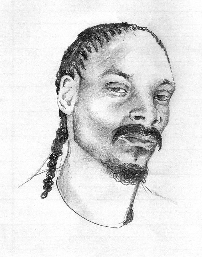 708x900 Snoop Dogg Drawing By Abhay Pratap - Snoop Dogg Sketch