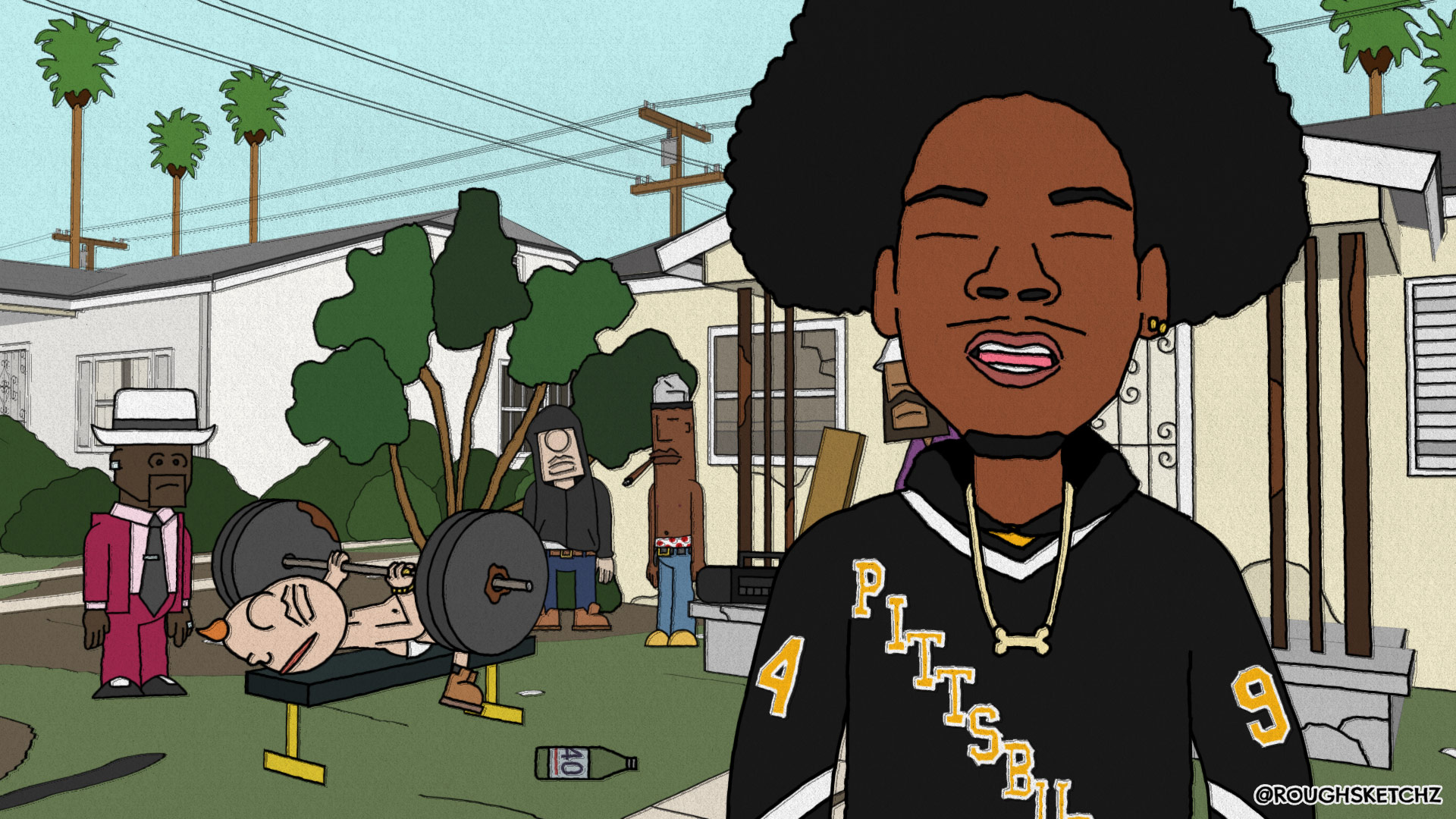 1920x1080 Rough Sketchz Videos - Snoop Dogg Sketch