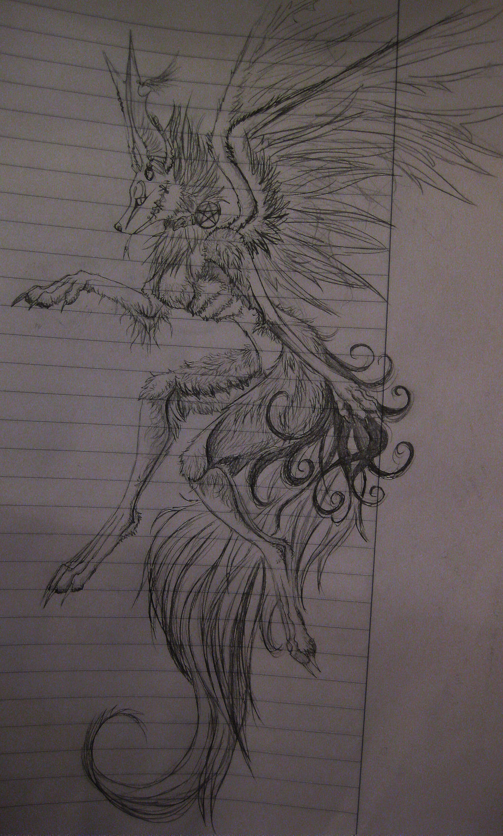 1024x1701 Fallen Dark Angel By Snow Body - Snow Angel Sketch