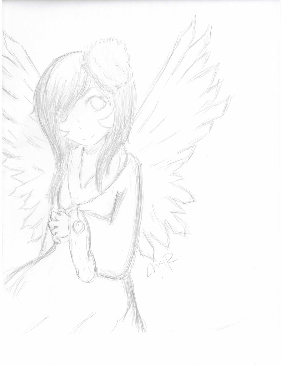 900x1165 Snow Angel Sketch By Artusicianx3 - Snow Angel Sketch