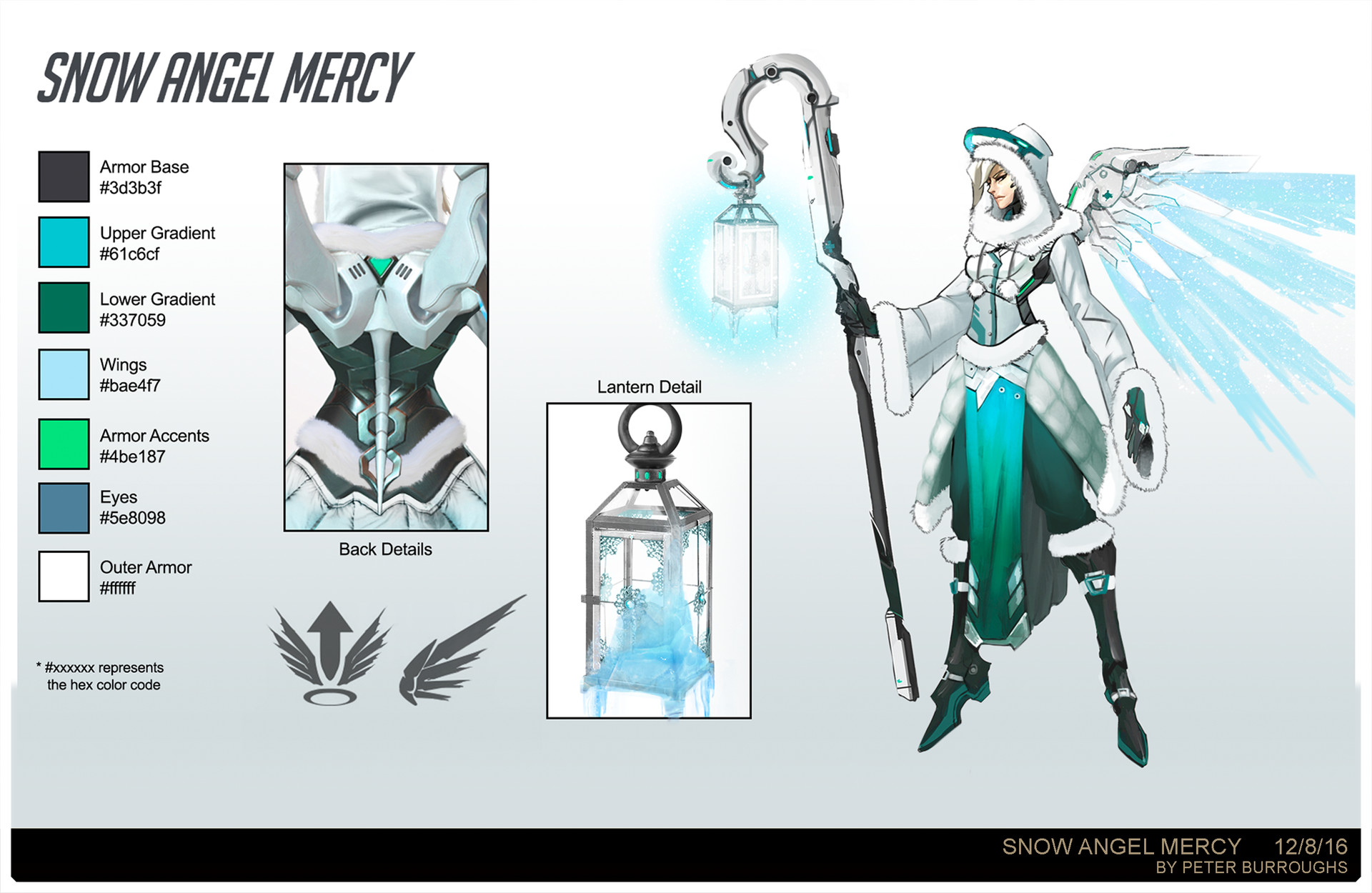 1920x1250 Artstation - Snow Angel Sketch