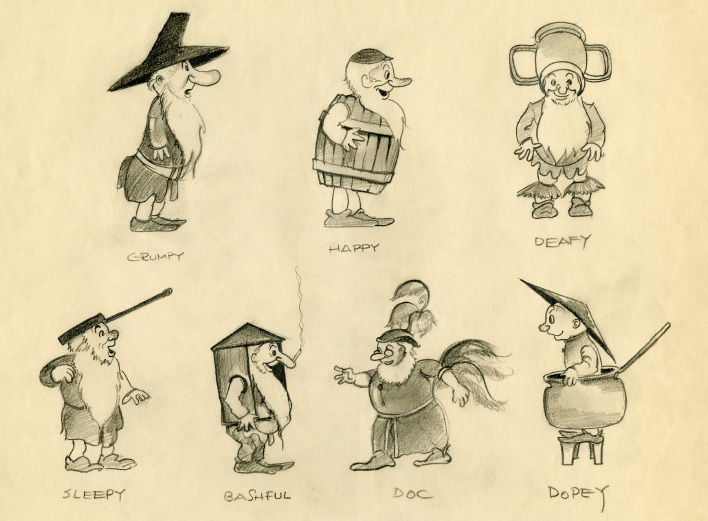 708x521 The Art Of Snow White And The Seven Dwarfs Concept Art World - Snow White And The Seven Dwarfs Sketches