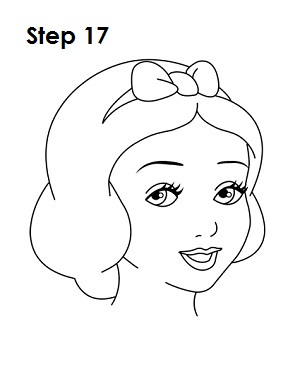 300x388 How To Draw Snow White - Snow White Sketch