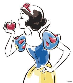 300x342 Snow White Sketch Artsy Disney, Disney Princess - Snow White Sketch