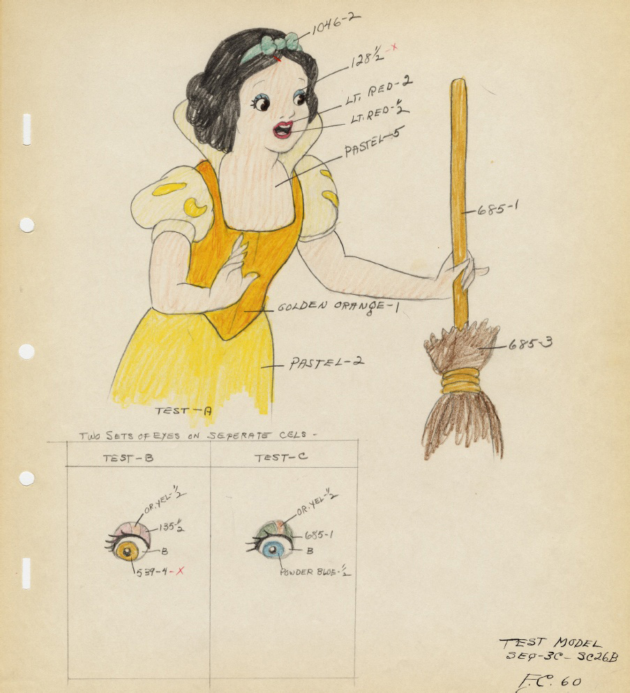 903x994 The Art Of Snow White And The Seven Dwarfs Concept Art World - Snow White Sketch