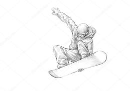 259x183 Download Snow Board Png Clipart Snowboarding Clip Art - Snowboard Sketch