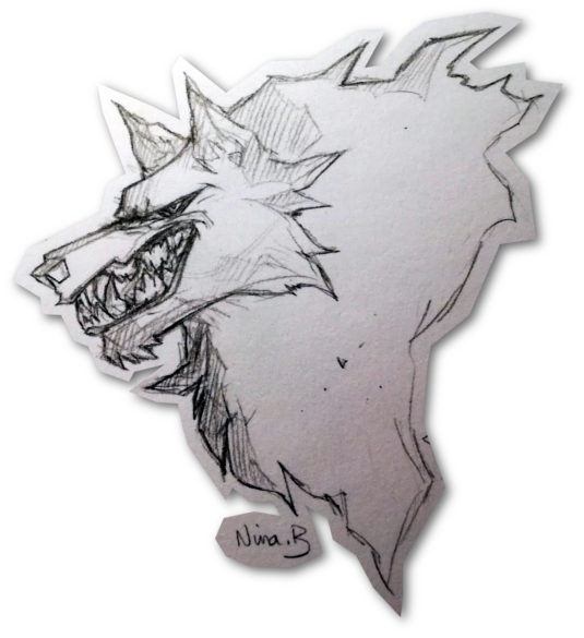 535x585 Sketch Werewolf By Snowdrop Animation - Snowdrop Sketch