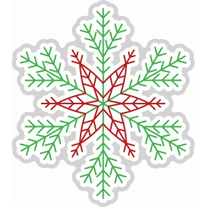 300x300 Silhouette Design Store - Snowflake Sketch