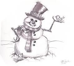 238x212 Snowman Sketch - Snowman Sketch Images