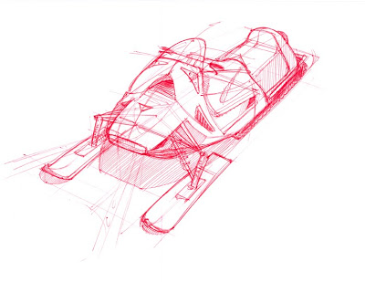 400x309 Sketch A Day Sketch A Day - Snowmobile Sketch